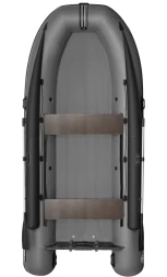 Моторная лодка ПВХ Фрегат 430 FM Jet/L/S (ФМ Джет/Л/С) с фальшбортом Серый, фото 1