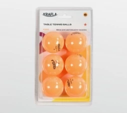 KRAFLA B-OR600 Набор для настольного тенниса (мяч одна звезда 6шт.), фото 2