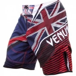 Шорты ММА Venum UK Hero Fight Short - Blue/Red/Ice, фото 1