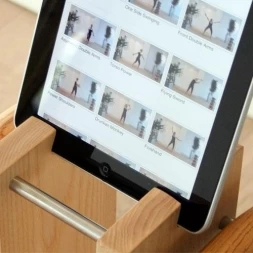 Набор гантелей с подставкой NOHrD Swing Turm, материал: вишня, общий вес: 26 кг, фото 4
