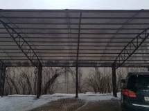 Консольный навес для автомобилей