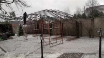 Консольный навес для автомобилей