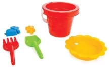 Набор для пляжа и песочницы Pilsan Daisy Bucket (06-123)