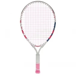 Ракетка б/т дет. BABOLAT B`FLY 21 Gr000, арт.140243, для 5-7 лет, алюминий, со струнами, бел-роз-син