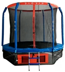 Батут DFC JUMP BASKET 10ft внутр.сетка, лестница (305cм), фото 1