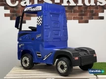 Электромобиль Mercedes-Benz Actros HL358 4WD с прицепом синий