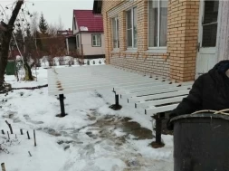 Навес веранда на сваях, фото 5