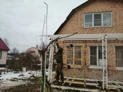 Навес веранда на сваях, фото 4