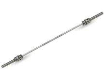 Прямой усиленный гриф Barbell MB-BarM50-2200O, олимпийский замок, до 350 кг
