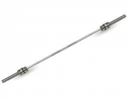 Прямой усиленный гриф Barbell MB-BarM50-2200O, олимпийский замок, до 350 кг