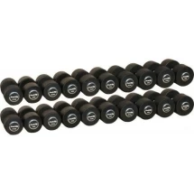 Гантельный ряд PROFI-FIT PROFESSIONAL 27,5 кг - 50 кг (10 пар), шаг 2,5 кг