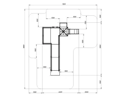 Горка Забота Космопорт (серый) ДОВ 20.14.03-02 Н 750, фото 6