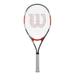 Ракетка б/т Wilson Fusion XL Gr3, арт.WRT30270U3,для любит, алюминий, со струнами, черно-бел-оранж