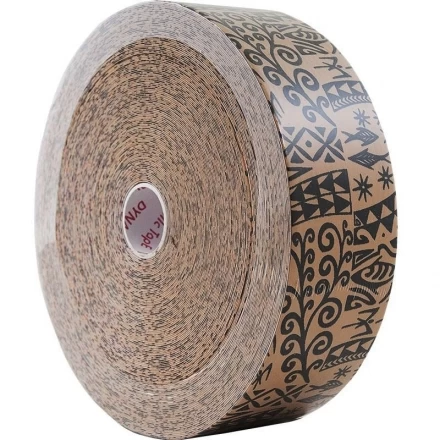 Тейп динамический Dynamic Tape, арт. DT05TTB, шир. 5 см, дл. 31 м, телесный/черн. тату, фото 1