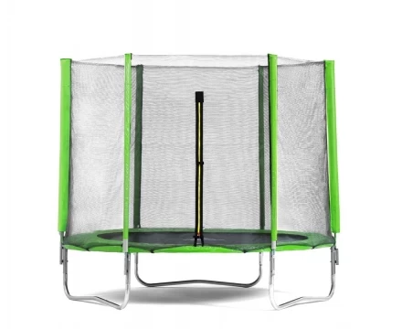 Батут DFC Trampoline Fitness 5ft наружн.сетка, св.зел. (152см), фото 2