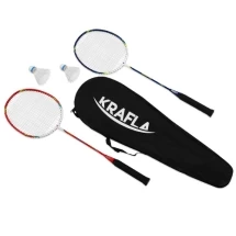KRAFLA COMFORT200 Набор для бадминтона с ракетками (2 шт) и воланами (2 шт)