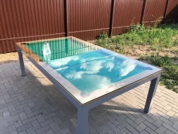 ВСЕПОГОДНЫЙ БИЛЬЯРДНЫЙ СТОЛ &quot;ДОБРЫНЯ&quot; 9 футов ХАЙ-ТЕК-STYLE (пирамида), фото 5
