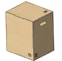Универсальный PLYO BOX фанера, PROFI-FIT, 3 в 1, 50-60-70см