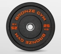 Bronze Gym Диск бамперный 25кг д50