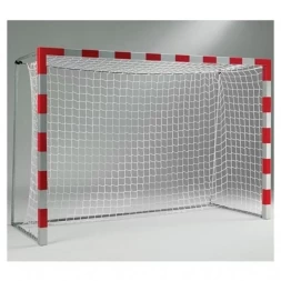 Сетка гандбол/мини-футбол  Д-2,2мм, яч. 40*40, цв. белый/зеленый. Размер 2,00*3,00*1.0м. ПП