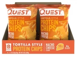 Протеиновые Чипсы Начо Сыр Тортилья Quest Nutrition Quest Chips 2.0 Nacho Tortilla, 32гр 8шт , фото 1
