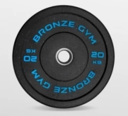 Bronze Gym Диск бамперный 20кг д50, фото 3