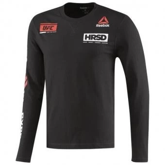 Лонгслив REEBOK UFC Ultimate Fan черный, фото 1