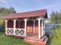 Прямоугольная беседка ГОСТЕВОЙ ДОМ, фото 1