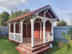 Прямоугольная беседка ГОСТЕВОЙ ДОМ, фото 2