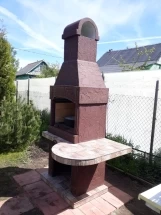 Восьмигранная беседка КОЛОКОЛЬЧИК с барбекю