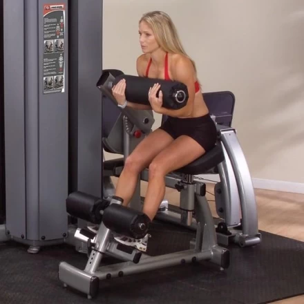 ОПЦИЯ к DGYM Двухпозиционный тренажер для пресса и спины с весовым стеком 95 кг, фото 1