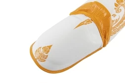 (UFC Premium True Thai Защита голени, цвет белый/голубой, размер M), фото 5