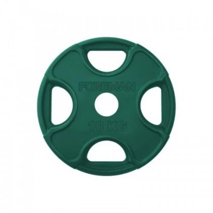 Обрезиненный диск FOREMAN FMPRR-10KGGN (10 кг), фото 1