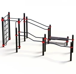 Спортивный комплекс PARASTECTER, опорный столб 76х3 мм, фото 2