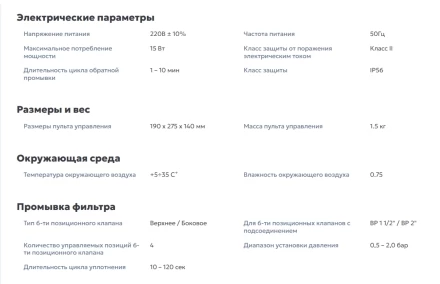 Блок автоматической обратной промывки AUTOCLEAN LIGHT 1 ½&quot; - 2&quot;, фото 3