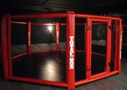 Восьмиугольный ринг MMA TOTALBOX OKT6 напольный d=6 м (без помоста)