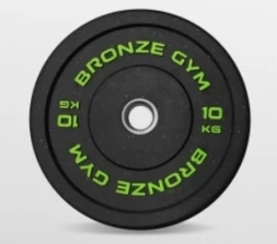 Bronze Gym Диск бамперный 10кг д50, фото 3