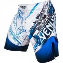 Шорты ММА Venum Lyoto Machida &quot;Tatsu King&quot; Fightshorts Ice/Blue, фото 1