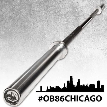 Гриф олмпийский с двойными марками 220 см BODY-SOLID CHICAGO, фото 1