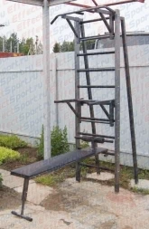 Шведская стенка для улицы EffectSport ПРОФ(У)-Т35-Б35-ДГВ, фото 1
