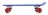 Скейтборд пластиковый Playshion 22″ FS-PS001