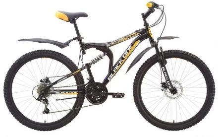 Велосипед Black One Totem Black/Yellow 18&quot;, фото 1