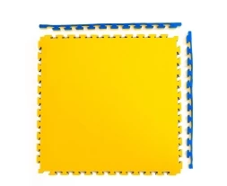 Будо-мат, 100 x 100 см, 40 мм, цвет сине-жёлтый, фото 2