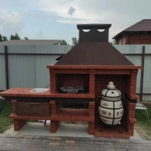 Печь Аристократ 814 Прямоугольный кирпич коричневый