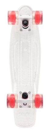 Скейтборд прозрачный Playshion 22″ FS-PS002 со светящимися колесами, фото 26