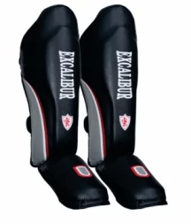 Щитки голень-стопа Excalibur 1050/01 White/Black PU