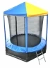 Изображение товара Батут OPTIFIT Like Blue 6ft 1,83 м с сине-желтой крышей