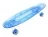 Скейтборд прозрачный Playshion 27″ FS-LS002 со светящимися колесами и декой