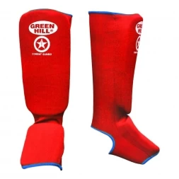 Защита голени и стопы COMBAT SAMBO красные SIC-6131