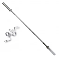 Гриф прямой 72&quot;/180см д50, замок-пружина, нагрузка 250кг, диам.стержня 25мм, фото 4